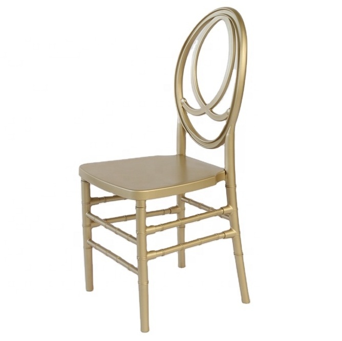 Gold Color Hotel Banquet Event Party Rental Wedding Dining Infinity Phoenix Chair