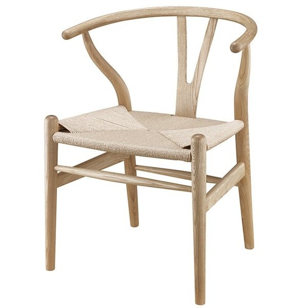 Wooden Wishbone Chair Hans Wegner Y Chair Solid Wood Armchair Classic Design Chair