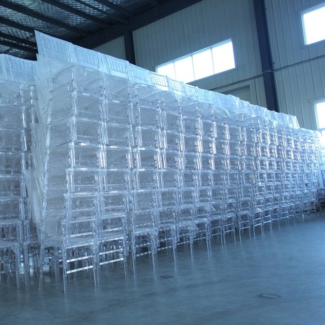 Wholesale Plastic Clear Chiavari Chairs for Boutique Bistro