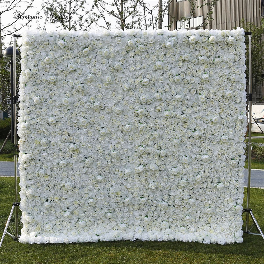 Artificial Flower For Wall Decoration Backdrop Silk Artificial Decorative Flower Wall