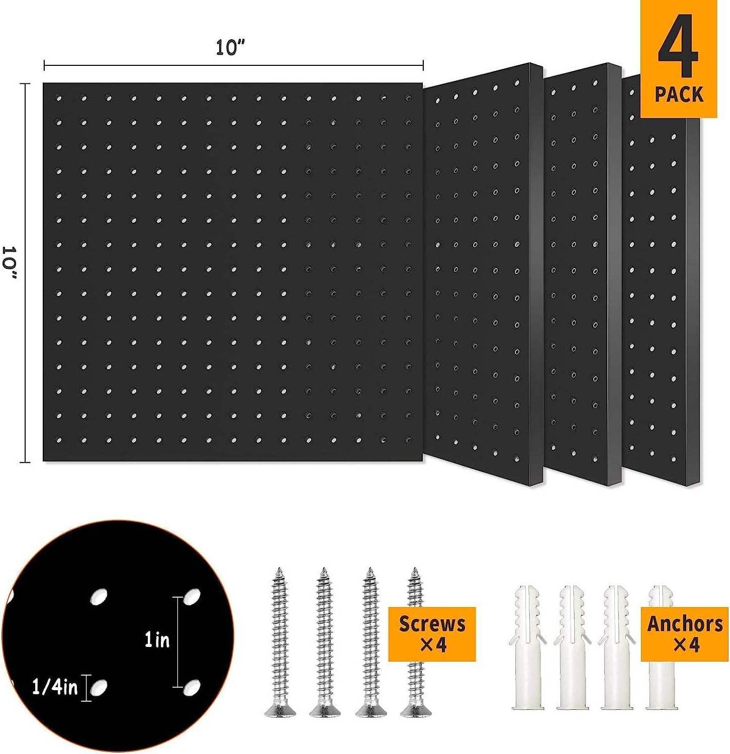 Metal Pegboard Wall Organizer Panels Wall Mount Display Pegboard Wall Organizer