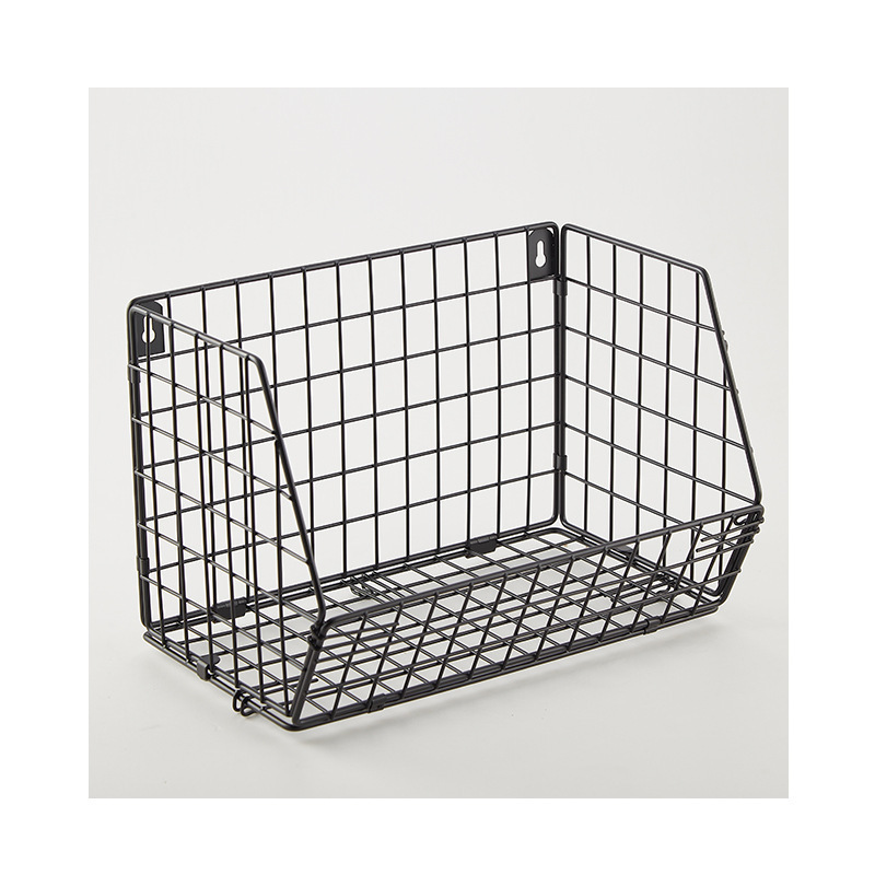 Foldable Closet Organizer Clothes Shelves Wall Mount Cabinet Wire Storage Basket Bins for Clothing Sweaters Shoes Handbags Clut