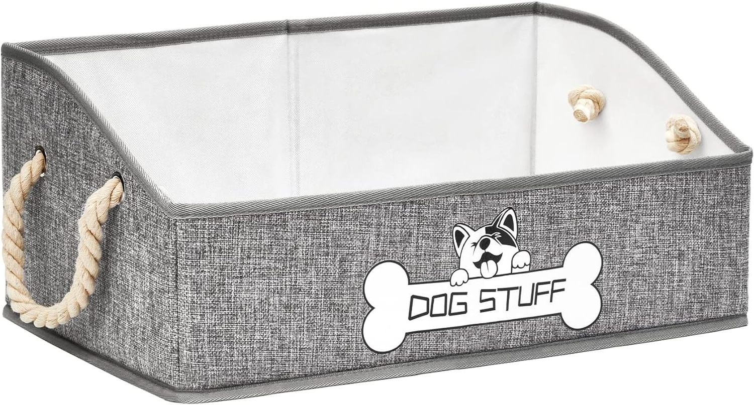 Foldable Pet Toys Organizer Felt Storage Bin For Dogs Cats Organizer Pack