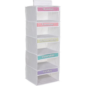 Weekly Clothes Organizer for Kids School Day of the Week Clothes Organizer I Monday through Friday Clothes Organizer