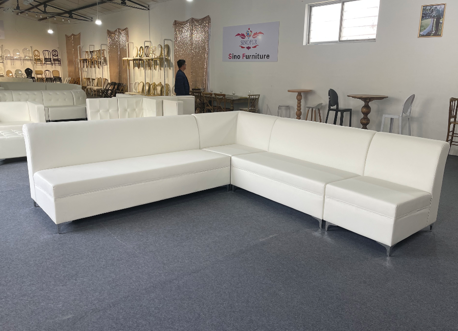 Modular Sectional White Sofa Furniture Set