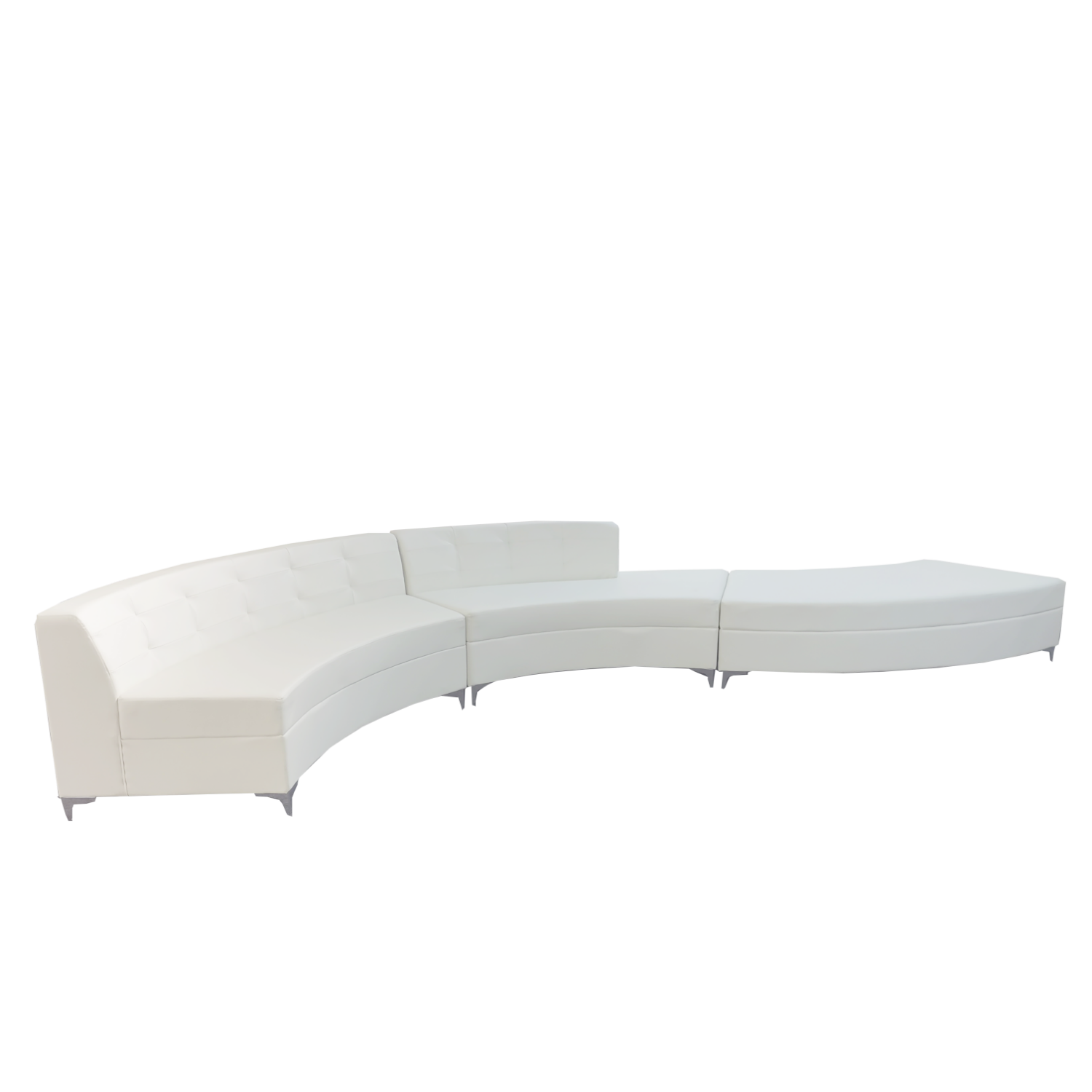 Modular Sectional White Sofa Furniture Set