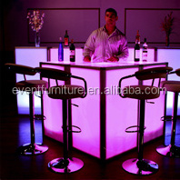 glass top table for wedding and party