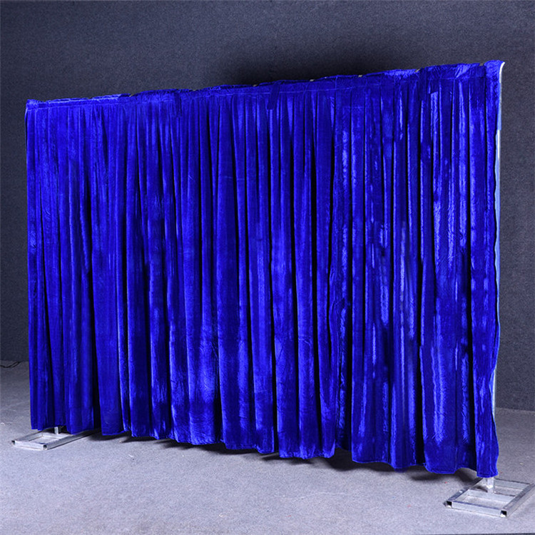 Luxury Stage Backdrop Red Velvet Curtain Backdrop Fabric Drapery Curtain For Photobooth Wedding Event