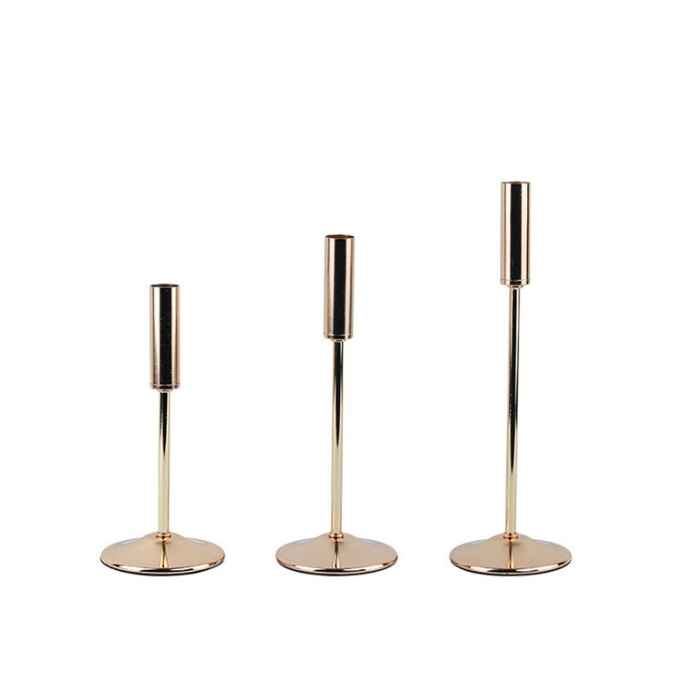 Candle Holder Nordic Modern Stick Metal Candle Holder For Home Wedding Table Dinning Party Decorate