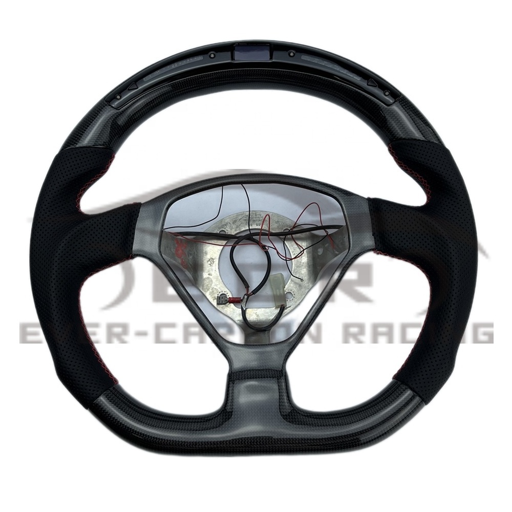 Ever-Carbon Racing ECR Custom Design LED Carbon Fiber Steering Wheel For Ferrari 360 Modena