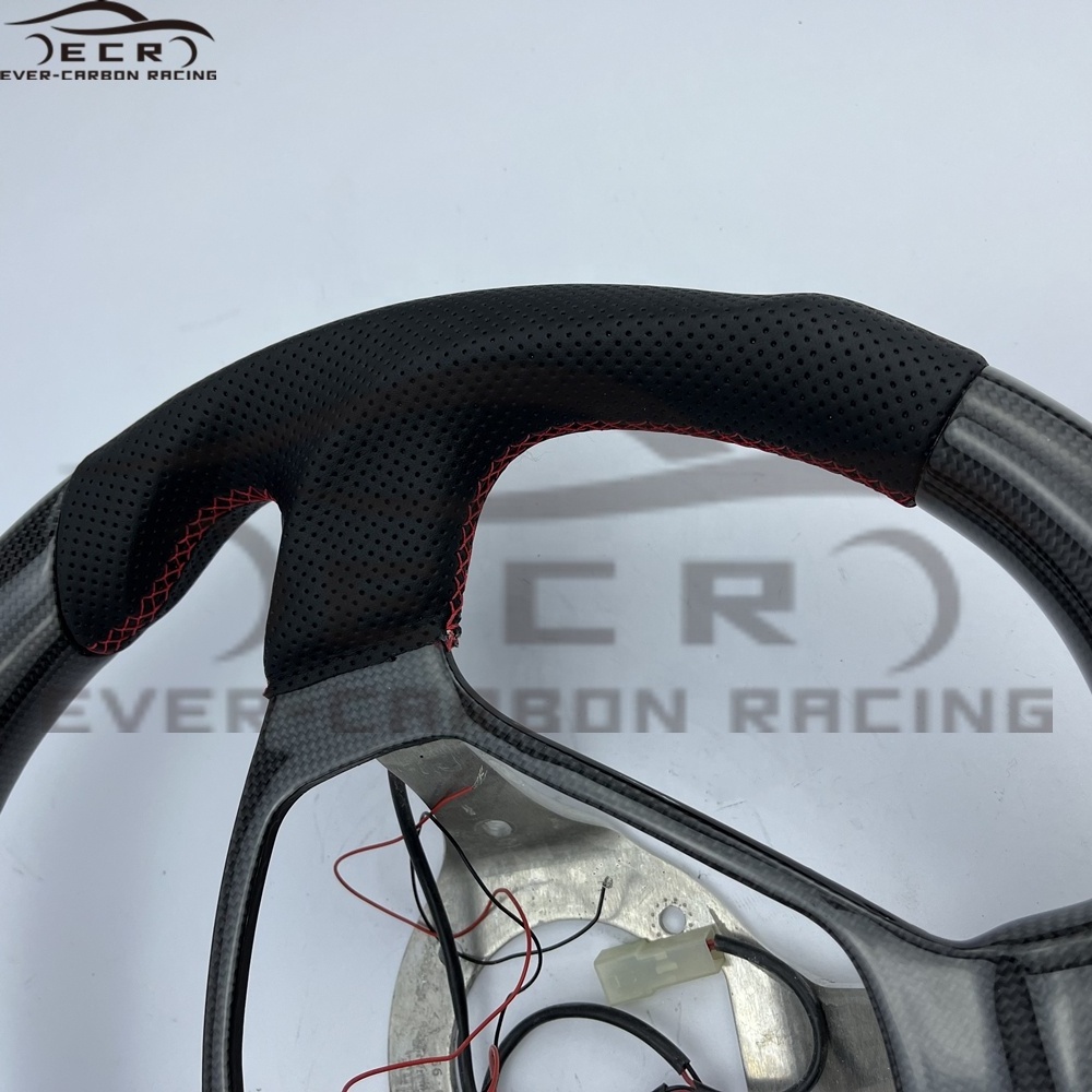 Ever-Carbon Racing ECR Custom Design LED Carbon Fiber Steering Wheel For Ferrari 360 Modena