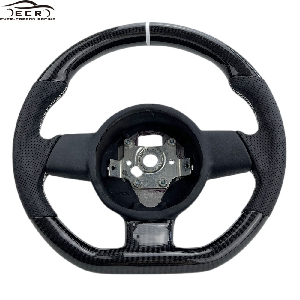 Ever-Carbon Racing ECR New Design Flat Bottom Carbon Fiber Steering Wheel Body Kits For Lamborghini Gallardo