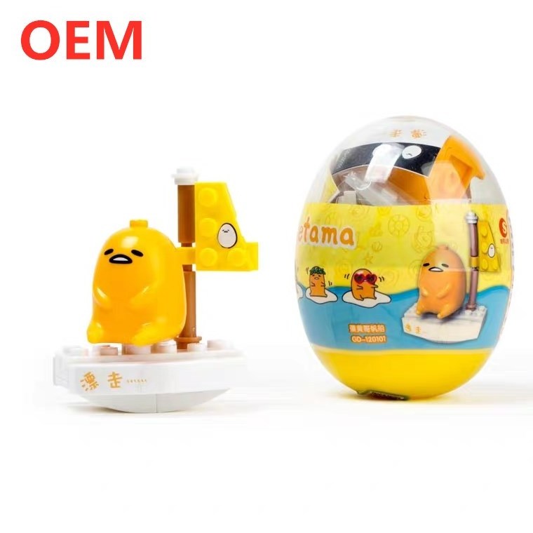 OEM PVC  Gudetama Lazy Egg Figures surprise egg Anime Creative Blind Box Action Figure Toy Mini Figure Toys