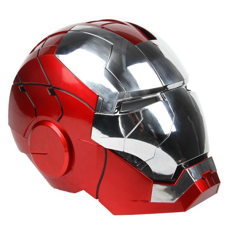 OEM custom New Design Cospaly MK5 Voice Control Remote Control Face Changing Electric Iron Superhero Man Helmet