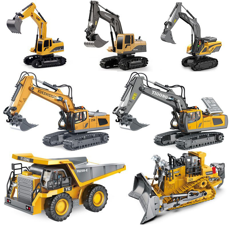 OEM custom best seller list 1 8 rc hydraulic excavator toy radio control car remote control rc excavator toy