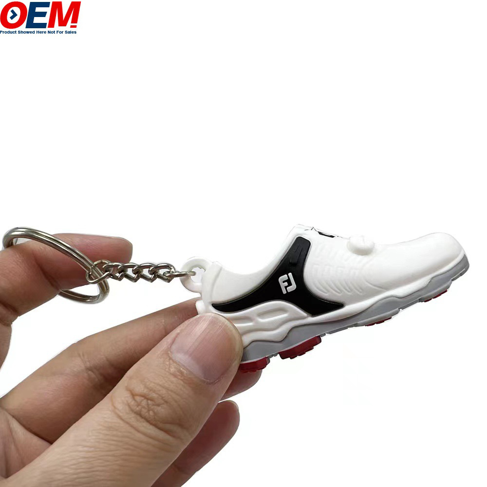 Custom Mini Sneaker 3D Keychain Ringkey Color AJ Collection Keychain oem Plastic Keychain TOY