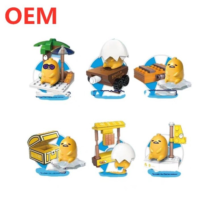 OEM PVC  Gudetama Lazy Egg Figures surprise egg Anime Creative Blind Box Action Figure Toy Mini Figure Toys