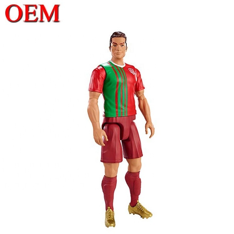 OEM Customized  Popular 3D Plastic Football Players Action Figures