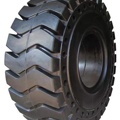 High  quality solid rubber tyre  OTR tire 23.5-25  for  loaders  tyre