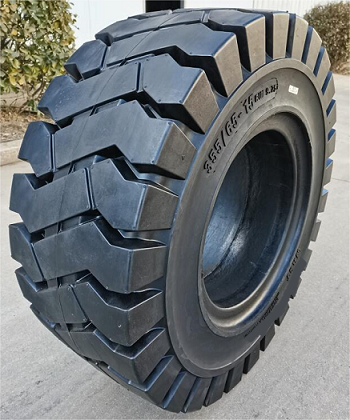 Solid rubber  tire  355/65-15  for forklift tyre