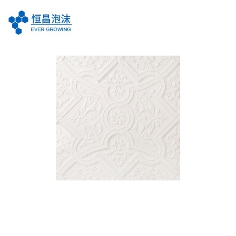 Chinese Manufactured Durable White Expanded Polystyrene Suspended Ceiling Tiles