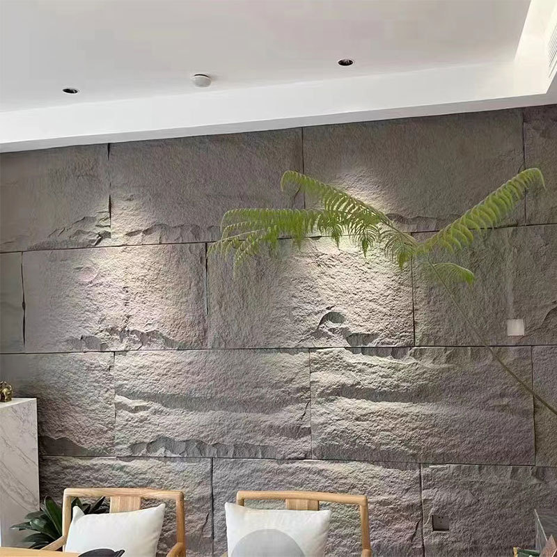 PU stone panels  Lightweight Cladding PU faux stone wall panel Outdoor waterproof 3D decoration Polyurethane Stone Panel