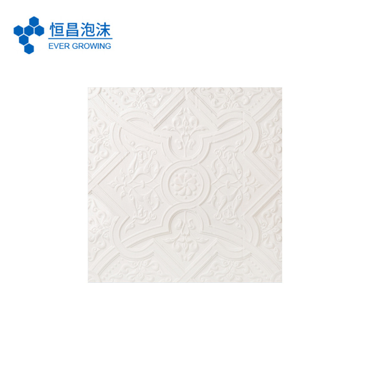 EPS Expanded Polystyrene Foam Ceiling Tile