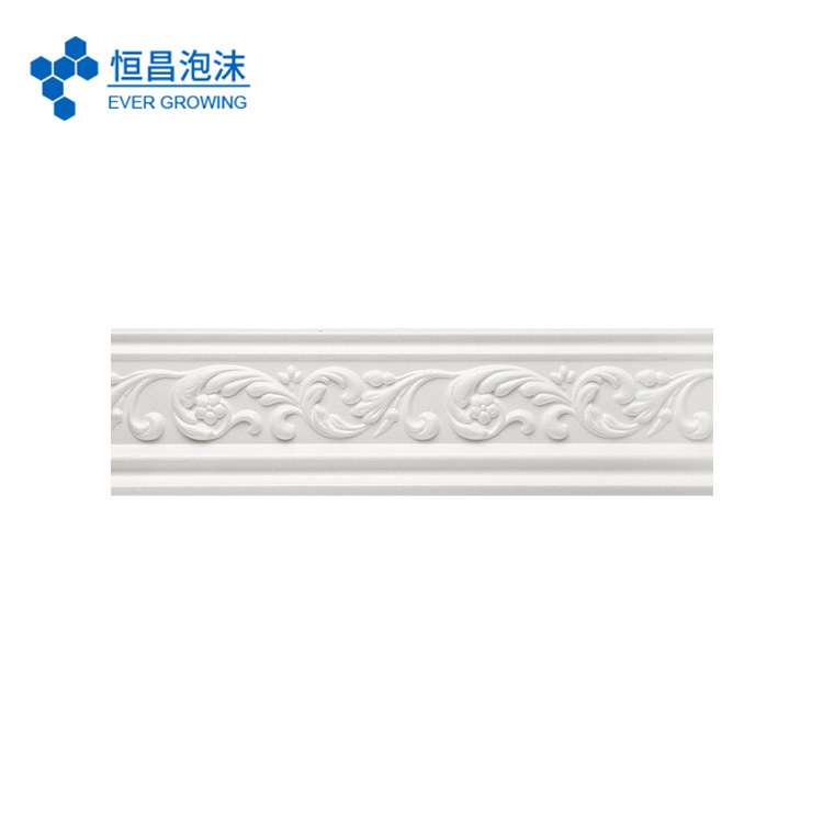 Decorative painted EPS cornice moulding polystyrene crown molding