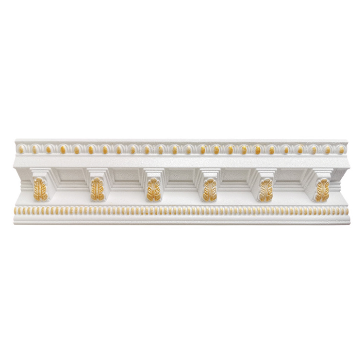 Wholesale home decoration Polystyrene cornice foam EPS/PU/XPS cornice  crown moulding