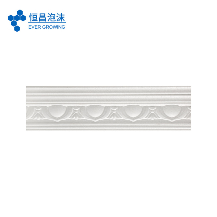 Decorative painted EPS cornice moulding polystyrene crown molding