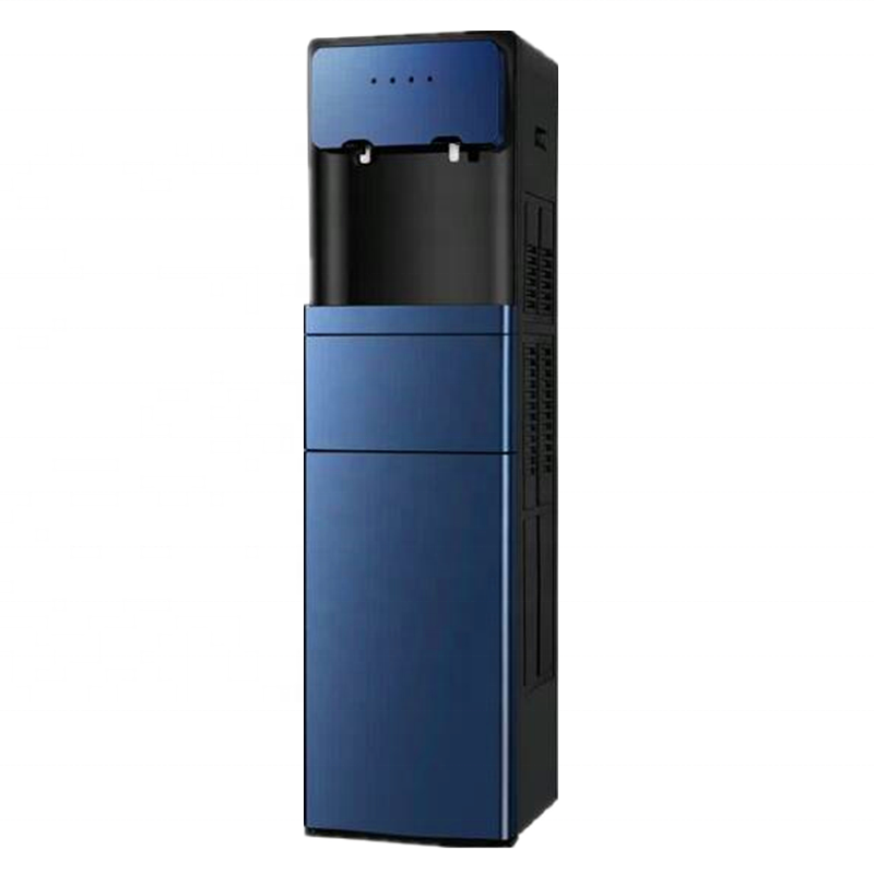 Normal top loading standing home style hot and cold water dispenser with mini fridge