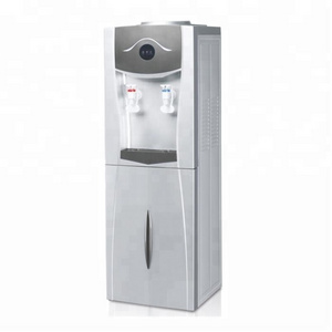 Normal top loading standing home style hot and cold water dispenser with mini fridge