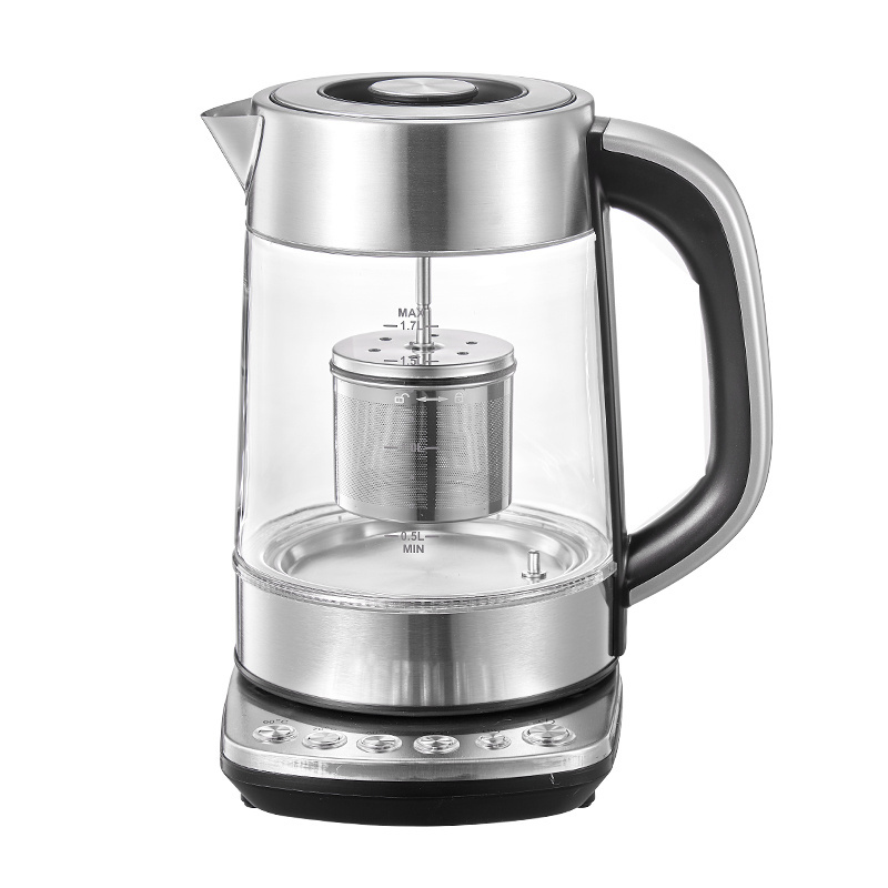 smart tea maker 1.8L Water Glass Electronic Boil Dry Protection glass Kettle Kitchen OEM glass electric kettle