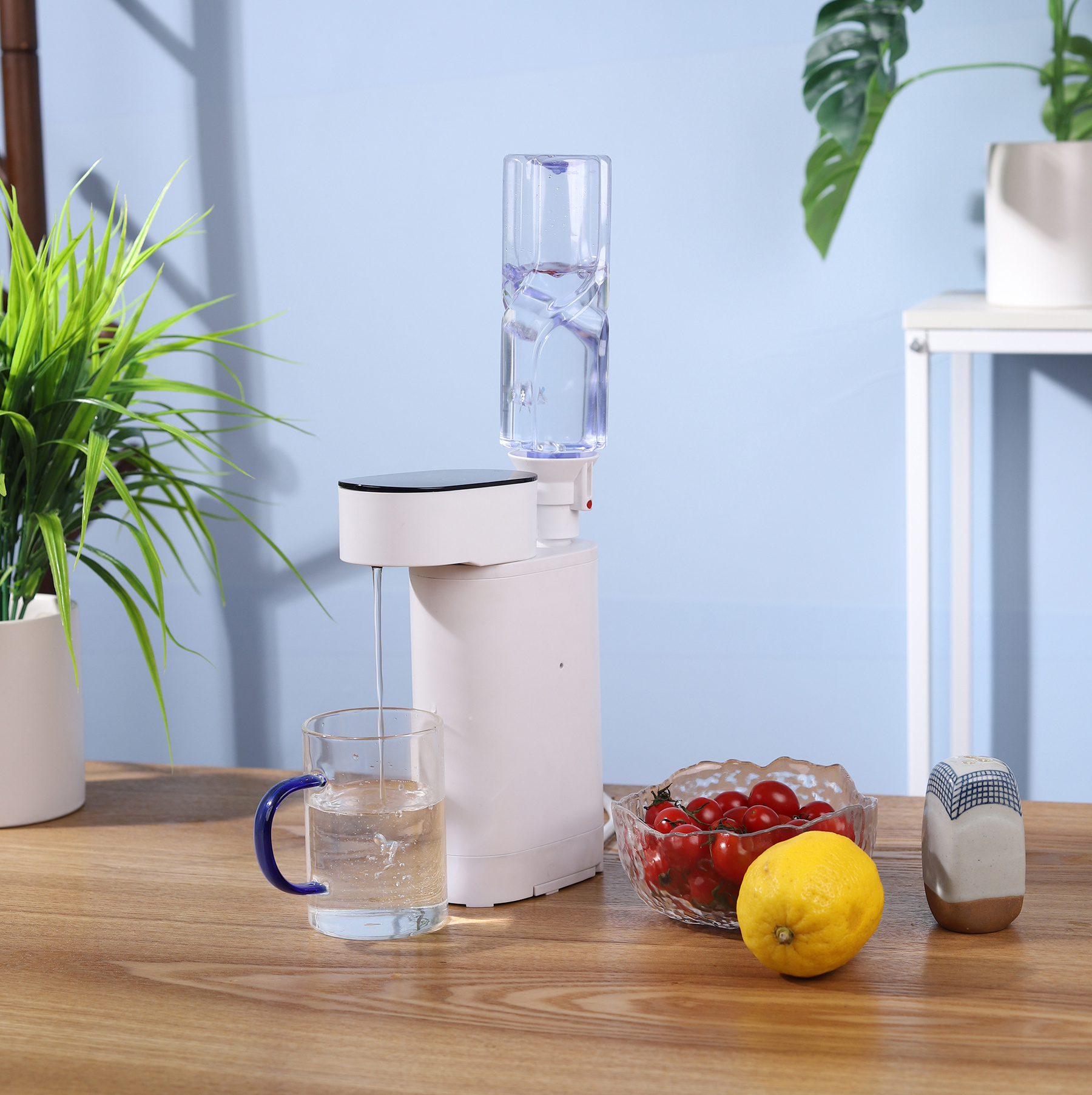 Countertop Electronic Compressor Cooling Water Filter Dispenser Hot Water Boiler Water Dispenser