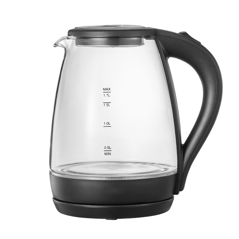 home appliances glass body LED electric ketle bouilloire  kettle led tea pot ceramic High borosilicate glass electric kettles