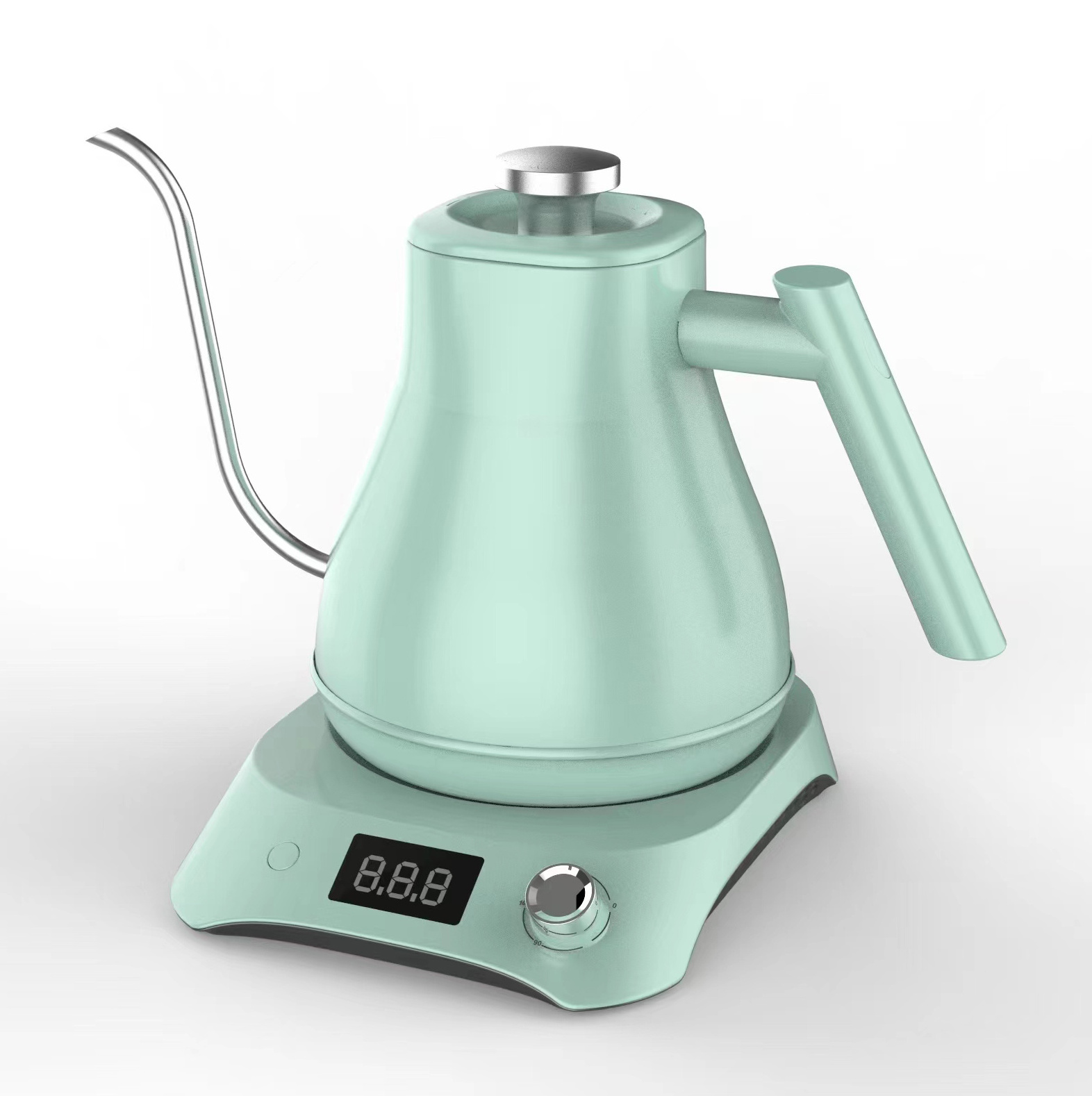 Pour Over Tea coffee tool Temperature gooseneck kettle electric 1 l electric kettle stainless steel electric gooseneck kettle