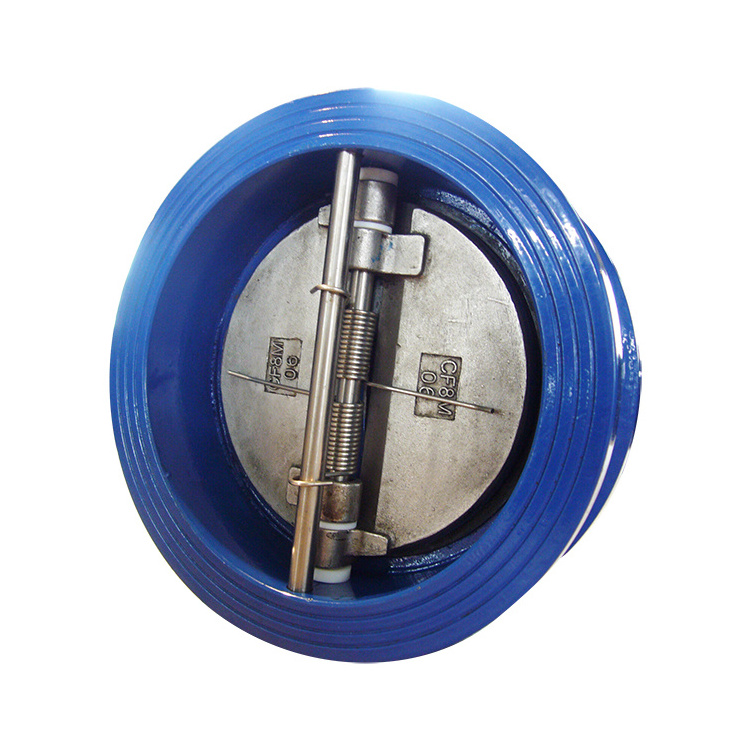 Industrial Valves Ductile Cast Iron Wafer Dual Plate Non Return Check Valve Double Plate Check Valve