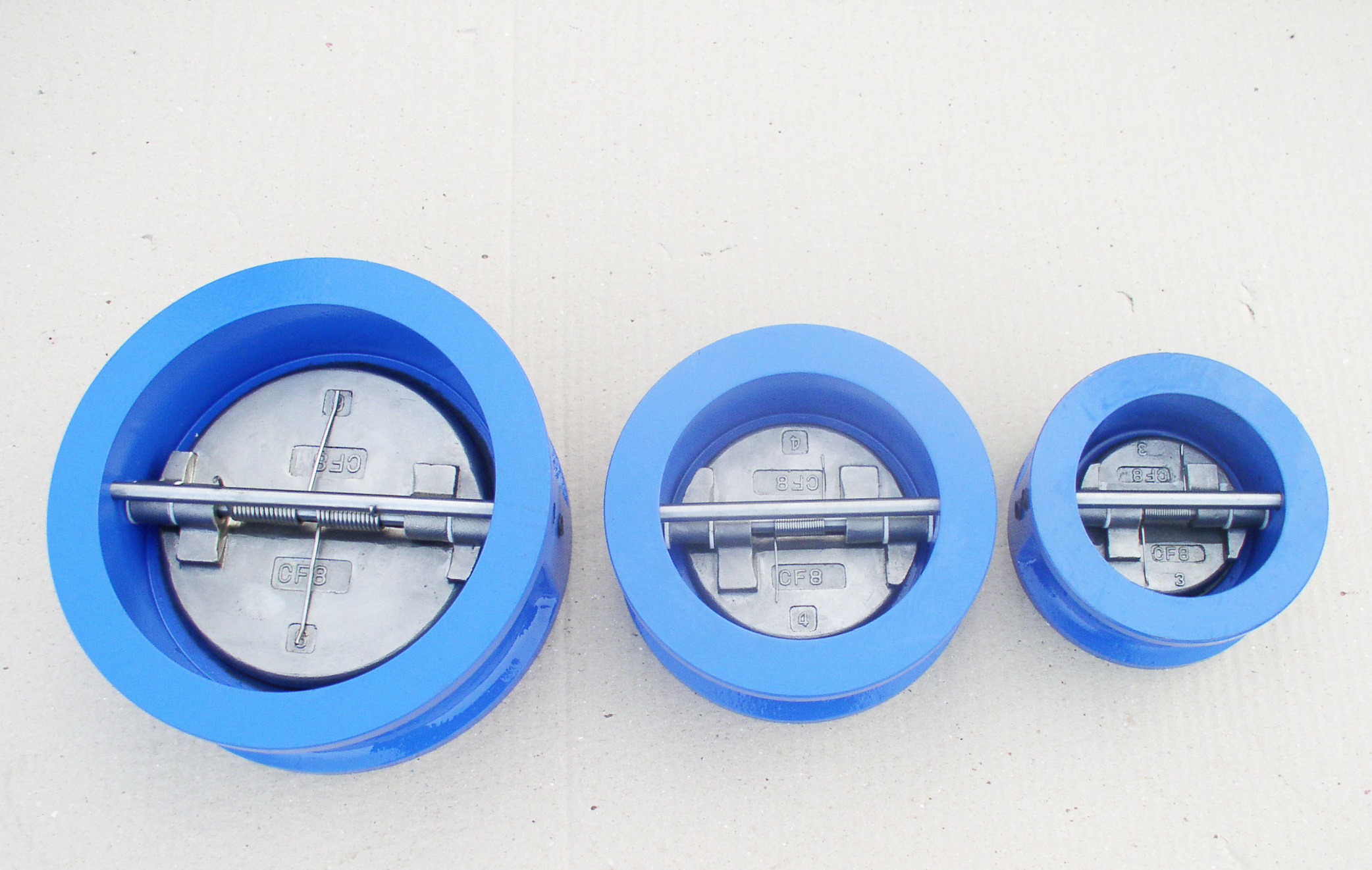 Industrial Valves Ductile Cast Iron Wafer Dual Plate Non Return Check Valve Double Plate Check Valve