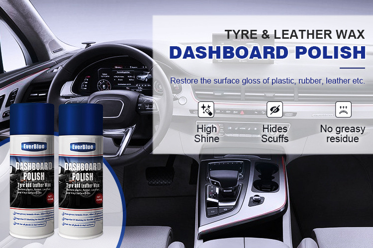 Top selling car dashboard polish wax car care cleaner spray car leather protection polish