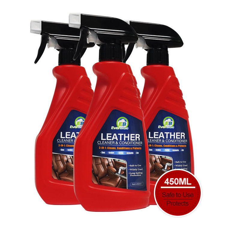 Super High Quality 450ml Car Leather Care Protectant Spray Cleaner Foam For All Arange Leather