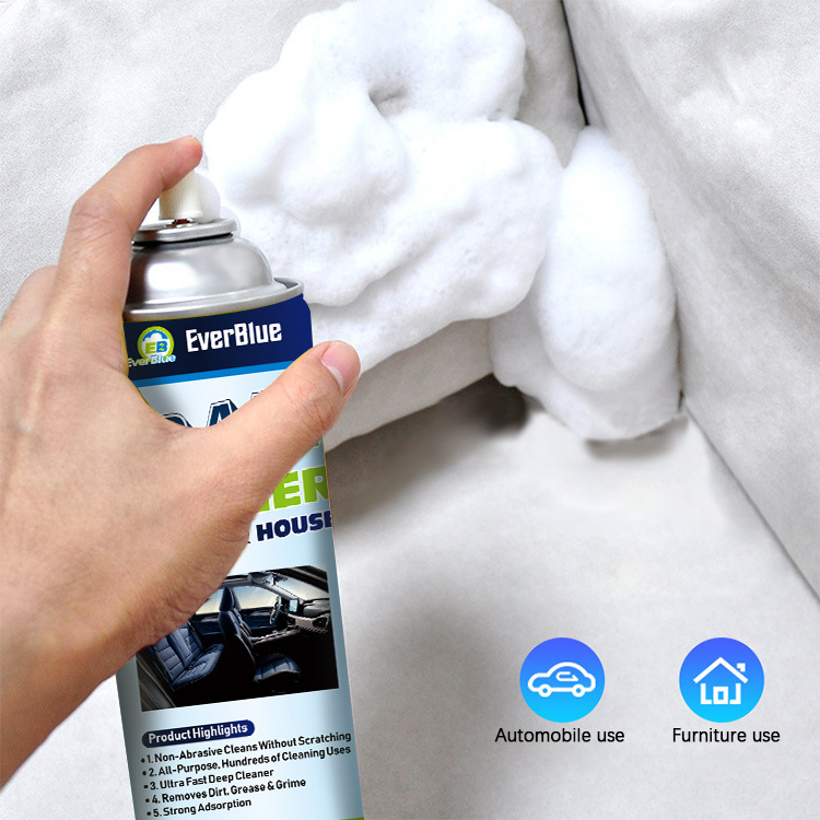 goods in stock 650ml sofa cleaner foam spray multipurpose for car leather care spray