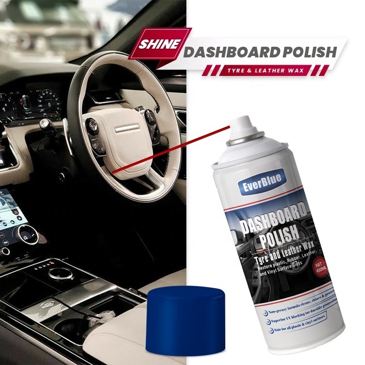 High Effective Car Dashboard Polish Wax Car Care Cleaner Spray Interior Shine Spray for Cars