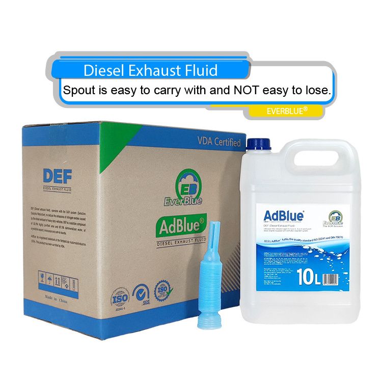 Hot sale Chinese Factory Wholesale 10L Urea Adblue DEF Diesel Exhaust Fluid Ad Blue For Car