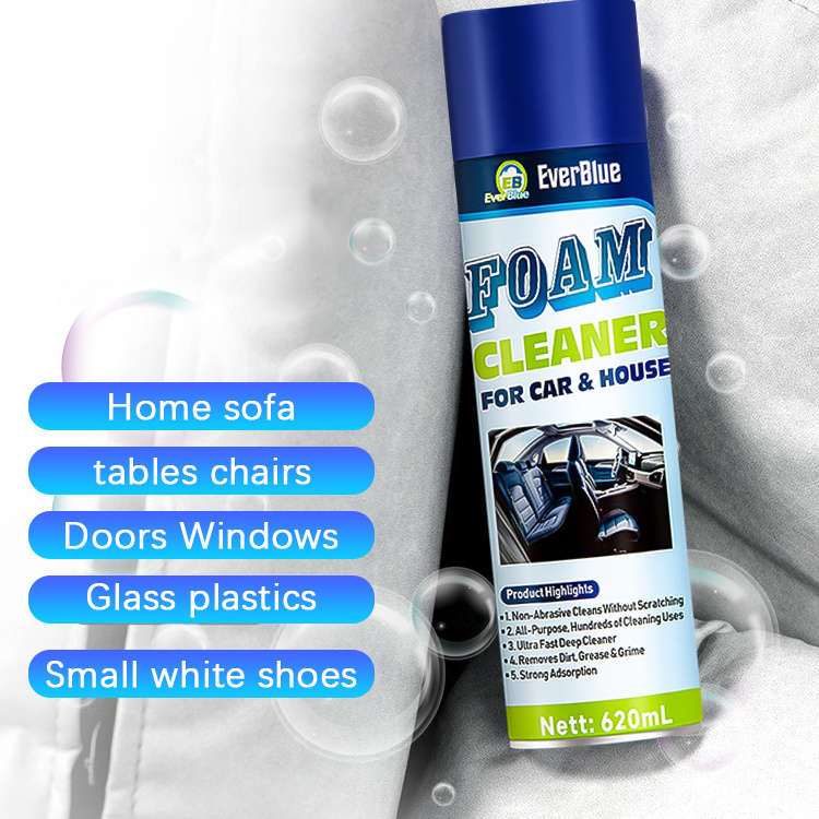 Whole sale Multi-purpose Foam Cleaner Spray 650ml car Interior Home Cleaning Foam Clean Spray