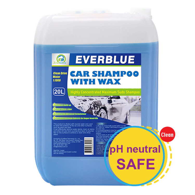 EverBlue Custom Packing car shampoo foam 20 liters Concentrated Car wash liquid car water wax