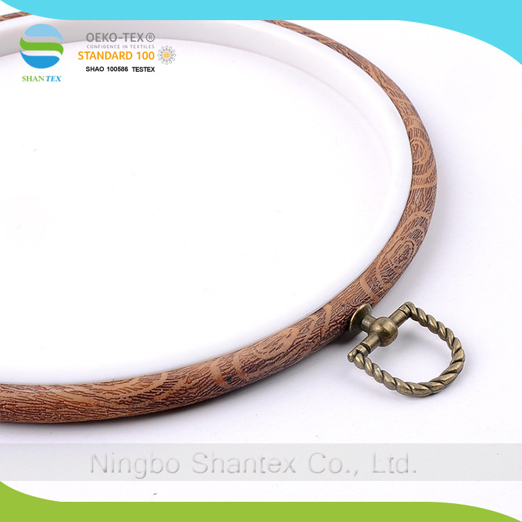 Wooden Round Embroidery Frame Bamboo Embroidery Hoops For Cross Stitch