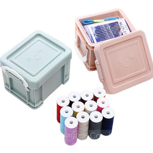 Household Travel Sewing Box with Needle Color Threads Mini Sewing Kit