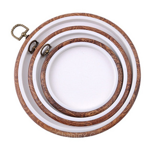 Wooden Round Embroidery Frame Bamboo Embroidery Hoops For Cross Stitch