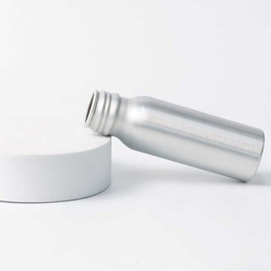 Custom Food Grade Cosmetic 15ml 50ml 100ml 150ml 200ml 250ml 1 Liter Oil Aluminum Bottle With Screw Aluminium Lid