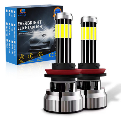 120W 20000 lumen led car h4 H7 H8 H9 H11 9012 9005 9006 HB2 HB3 9004 9007 9012 LED headlights